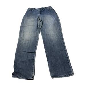 Gloria Vanderbilt Amanda Straight Jeans Size 6 Rhinestone Pockets